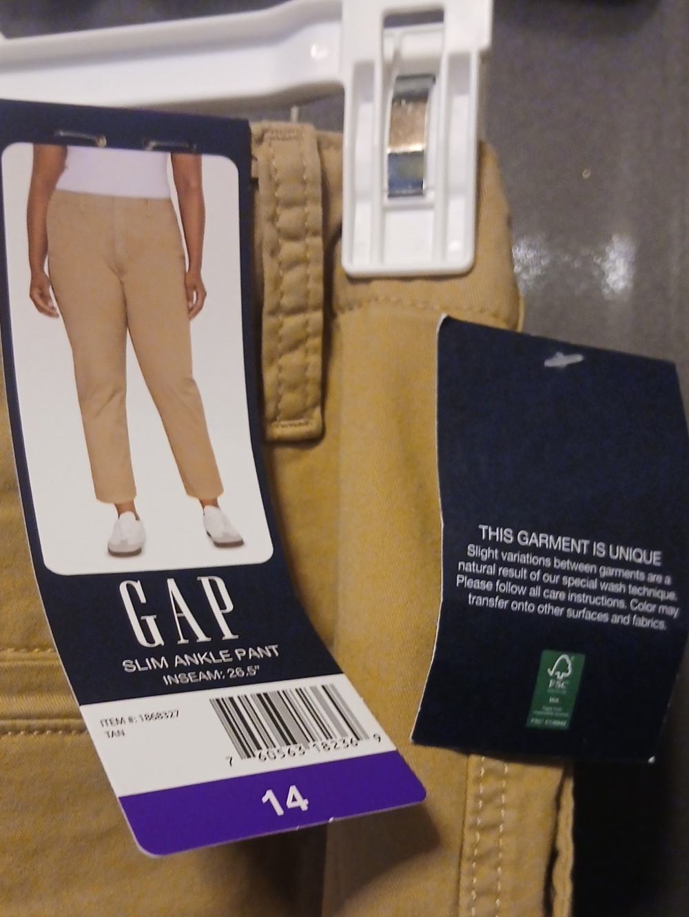 GAP Women's Ankle Crop Chinos - Picture 6 of 7